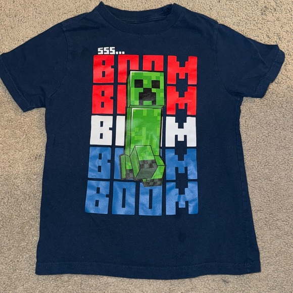 Minecraft 4th of July T-shirt size small (6-7) - Picture 1 of 3